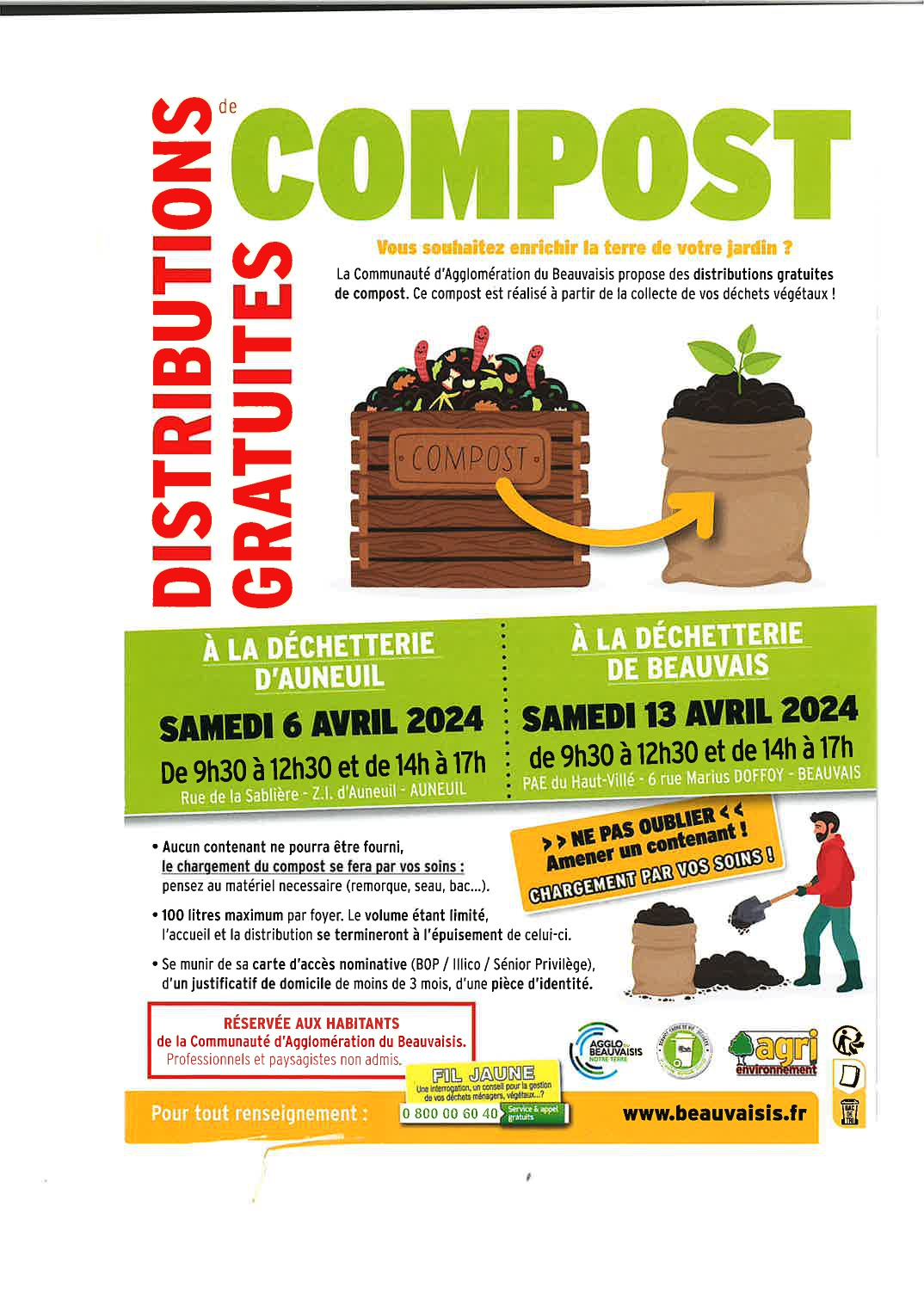 Distributions Gratuites De Compost Mairie D Herchies