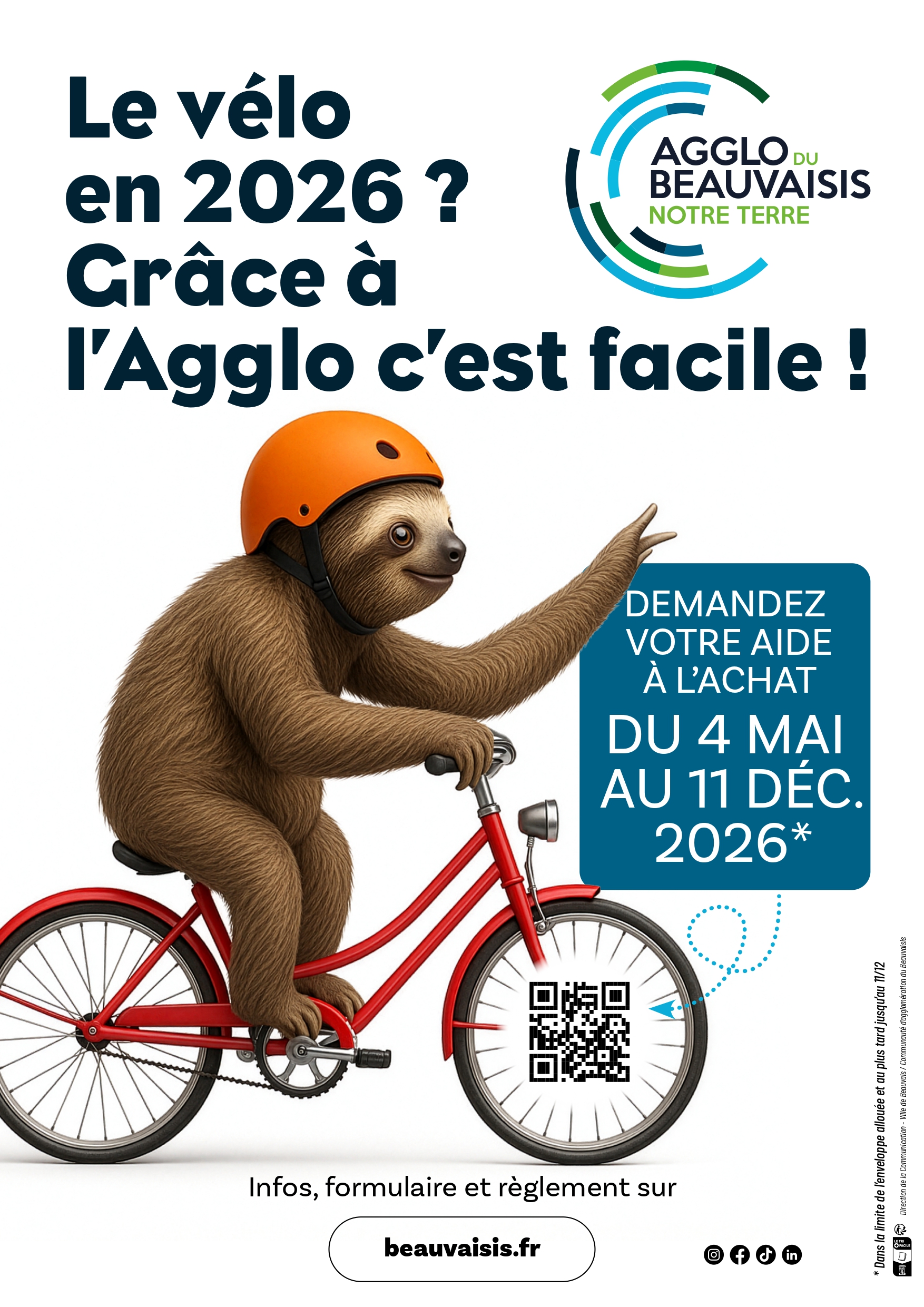 Aide à l’achat d’un vélo de l’agglomération du beauvaisis!