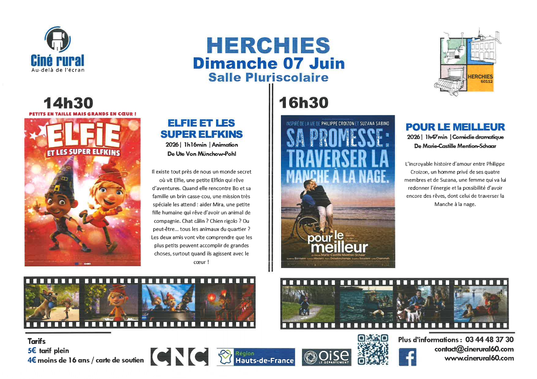 Ciné rural à Herchies